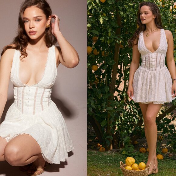 House of CB | Dresses | House Of Cb Sarita White Cotton Broderie Anglais Plunge Mini Dress Nwt | Poshmark House of CB | Dresses | House Of Cb Sarita White Cotton Broderie Anglais Plunge Mini Dress Nwt | Poshmark